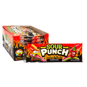 Sour Punch Scorchin' Spicy Straws 4.5oz 12ct
